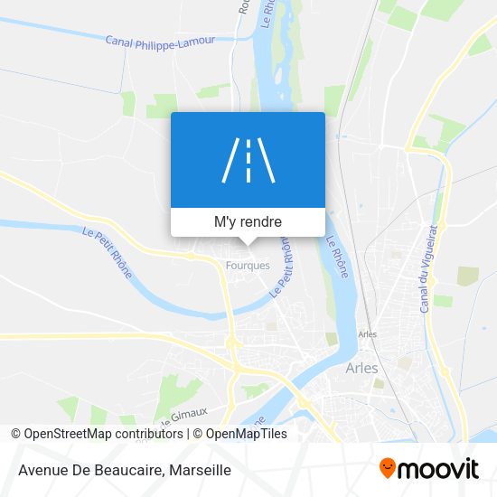 Avenue De Beaucaire plan