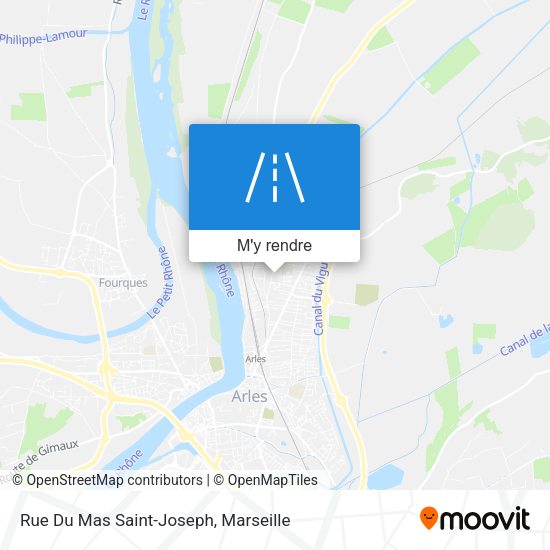 Rue Du Mas Saint-Joseph plan