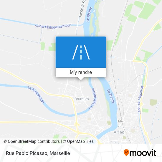 Rue Pablo Picasso plan