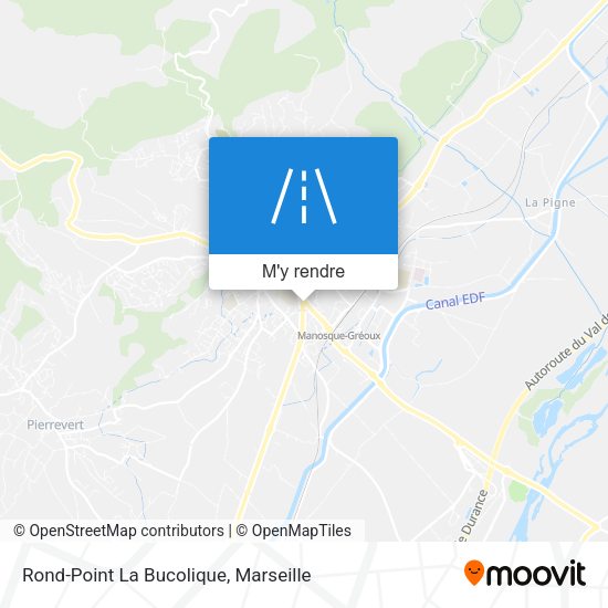 Rond-Point La Bucolique plan