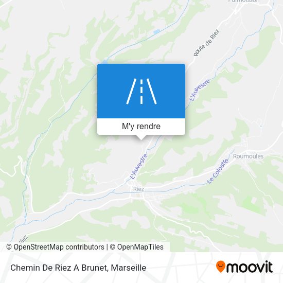 Chemin De Riez A Brunet plan