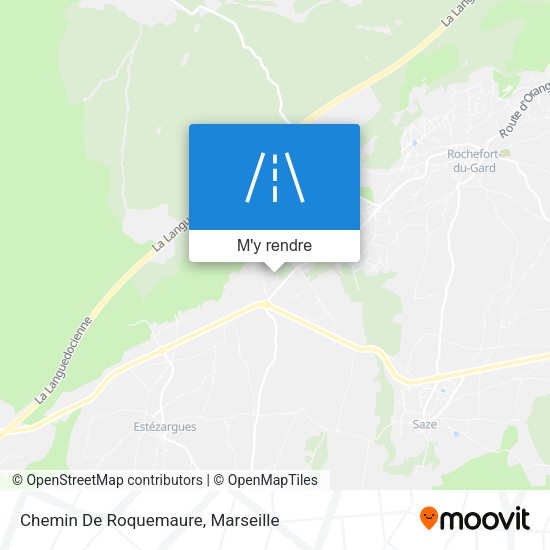 Chemin De Roquemaure plan