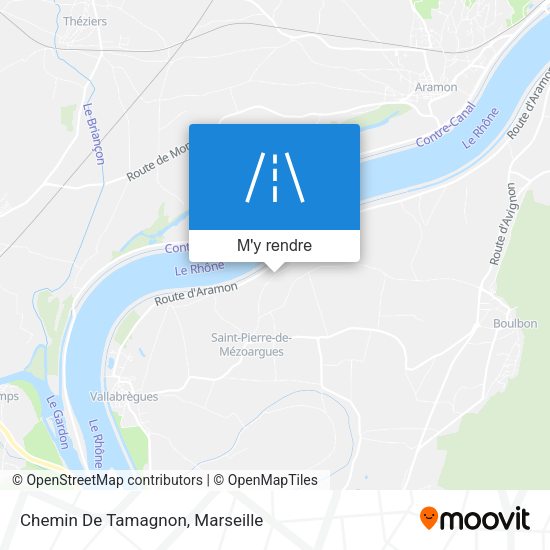 Chemin De Tamagnon plan