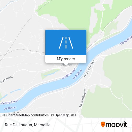 Rue De Laudun plan