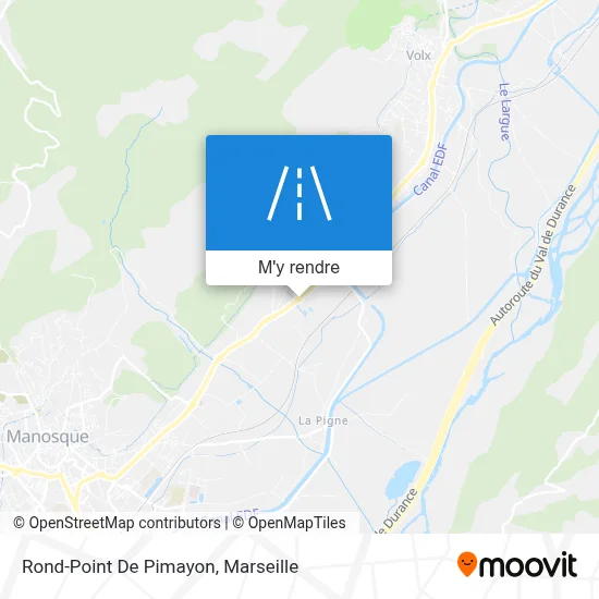 Rond-Point De Pimayon plan