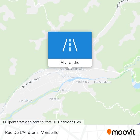 Rue De L'Androns plan
