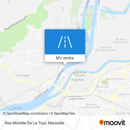 Rue Montée De La Tour plan