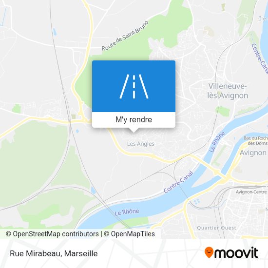 Rue Mirabeau plan