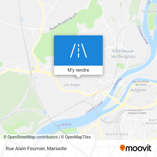Rue Alain Fournier plan