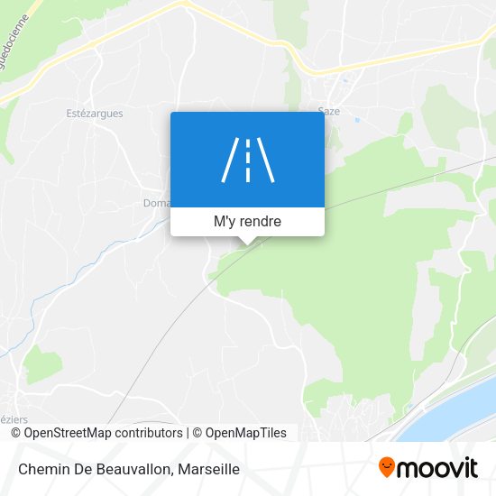 Chemin De Beauvallon plan