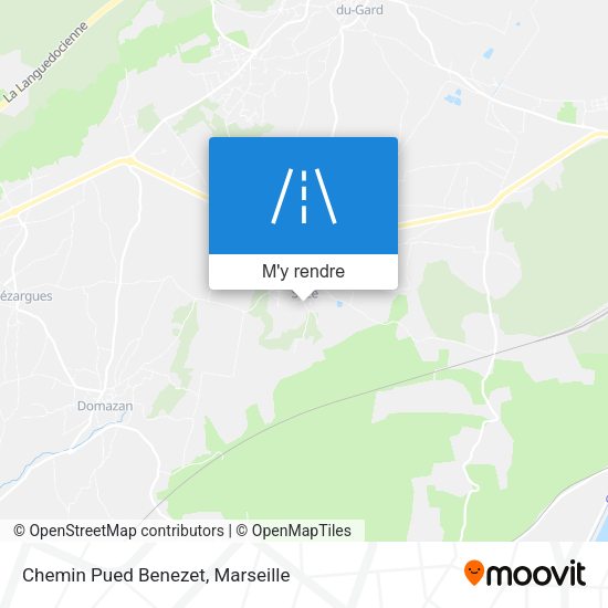 Chemin Pued Benezet plan