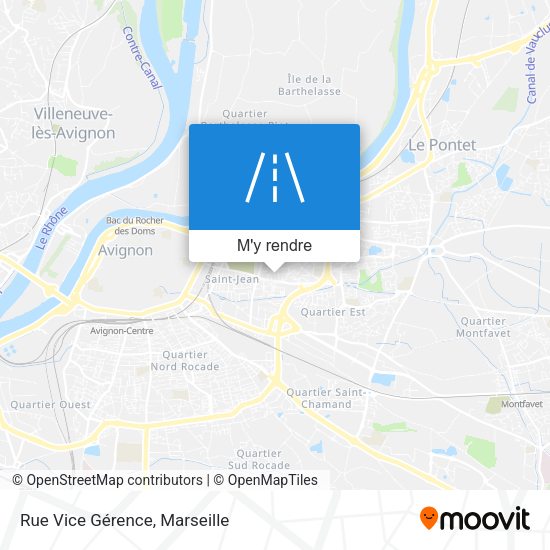 Rue Vice Gérence plan