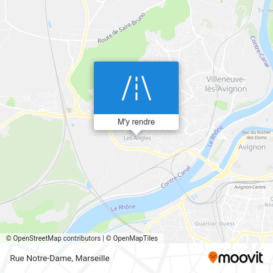 Rue Notre-Dame plan
