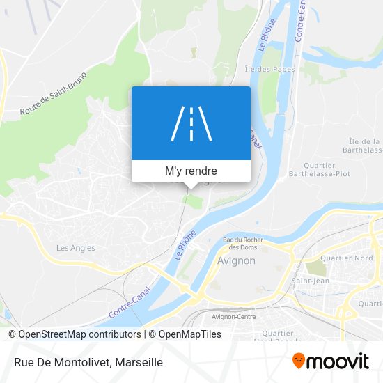 Rue De Montolivet plan