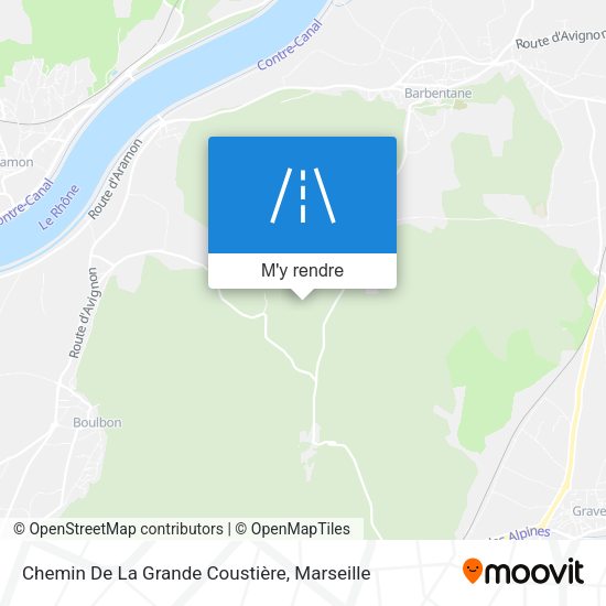 Chemin De La Grande Coustière plan