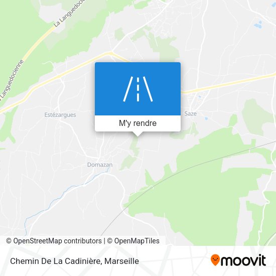 Chemin De La Cadinière plan