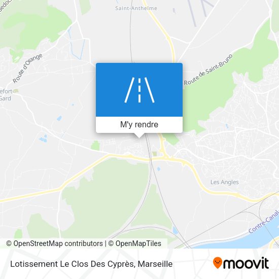 Lotissement Le Clos Des Cyprès plan