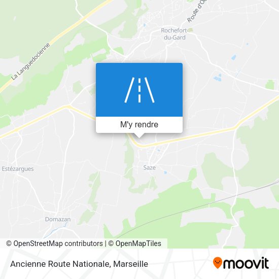 Ancienne Route Nationale plan
