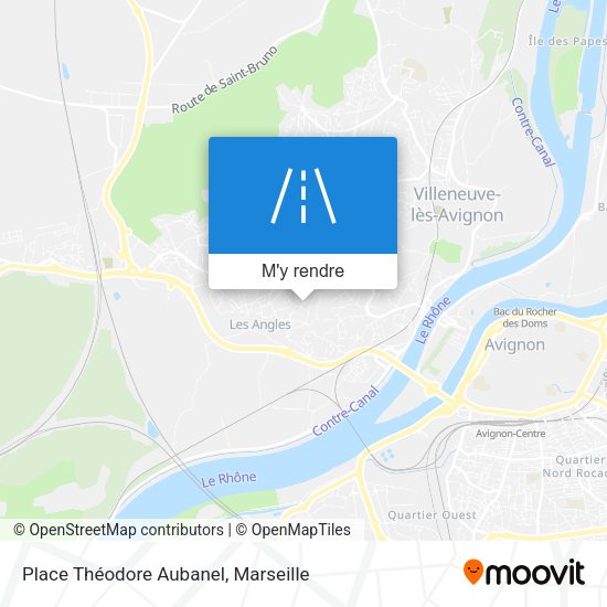 Place Théodore Aubanel plan