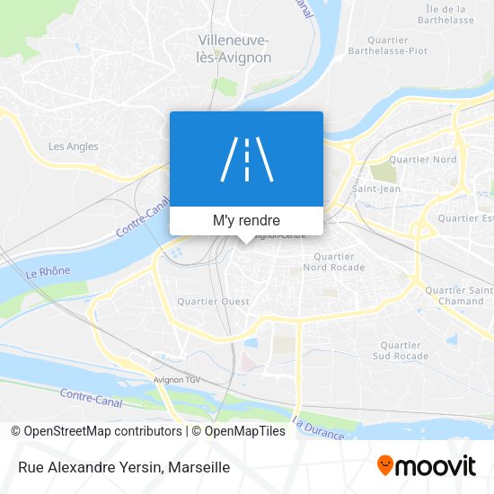 Rue Alexandre Yersin plan