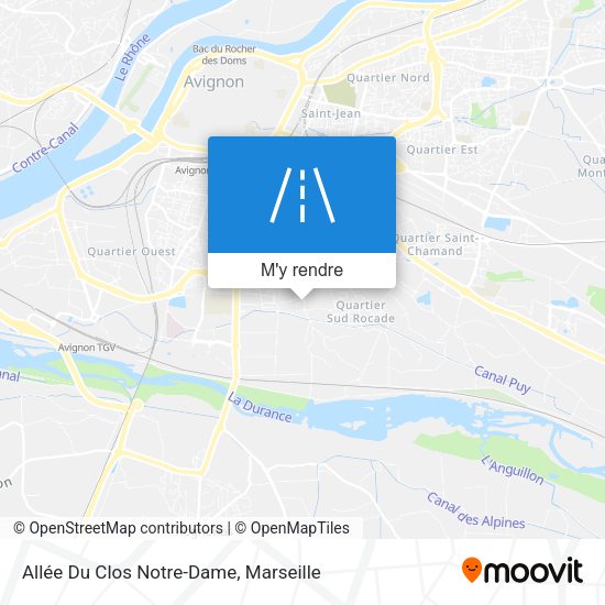Allée Du Clos Notre-Dame plan