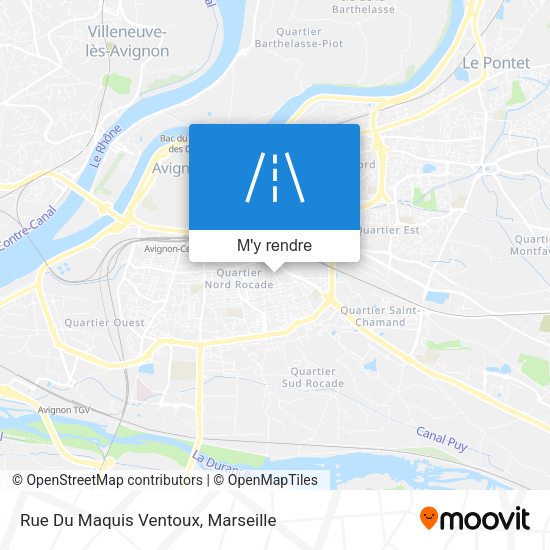 Rue Du Maquis Ventoux plan