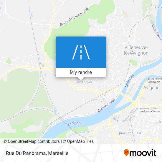 Rue Du Panorama plan