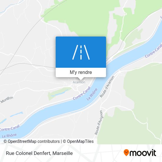 Rue Colonel Denfert plan