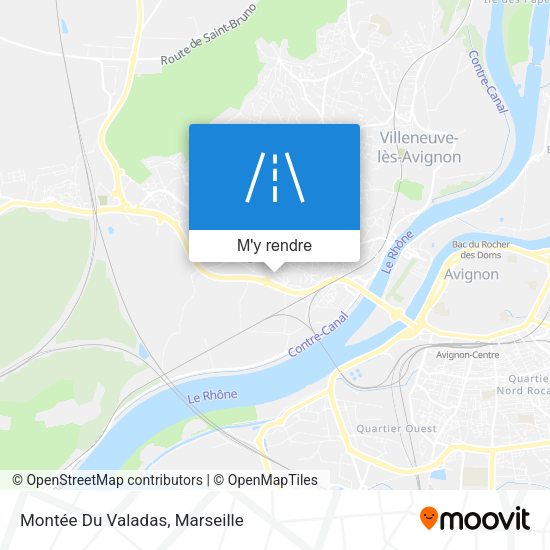 Montée Du Valadas plan