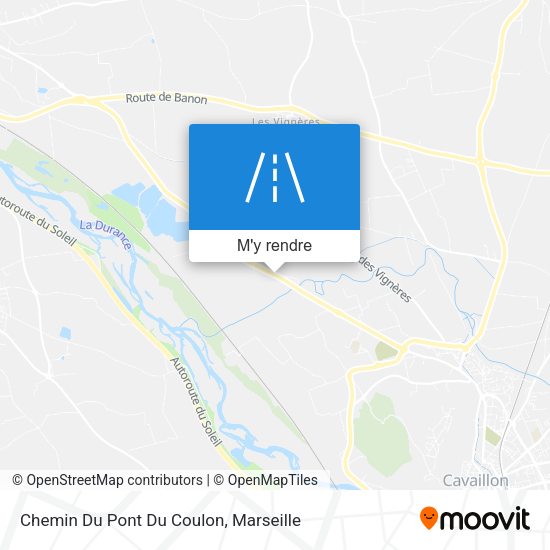 Chemin Du Pont Du Coulon plan
