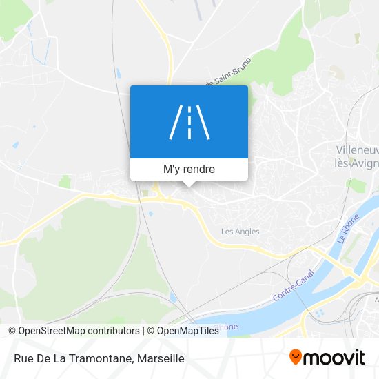 Rue De La Tramontane plan