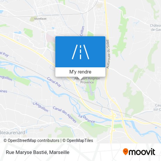 Rue Maryse Bastié plan