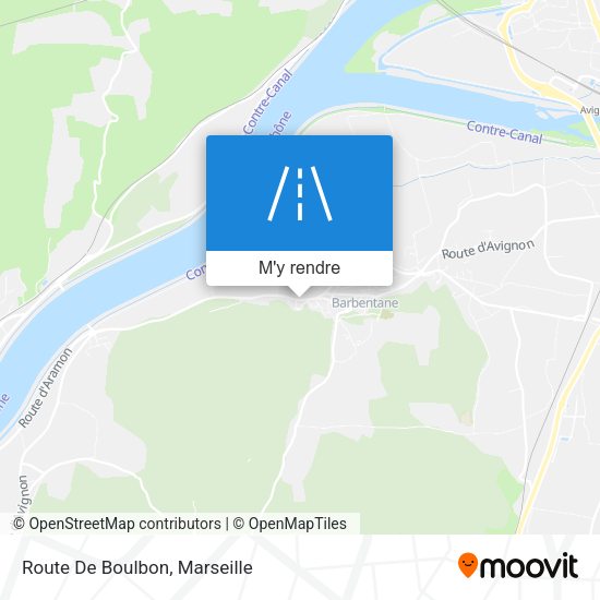 Route De Boulbon plan