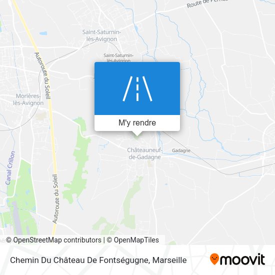 Chemin Du Château De Fontségugne plan