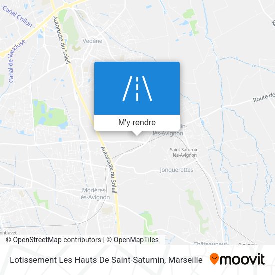 Lotissement Les Hauts De Saint-Saturnin plan