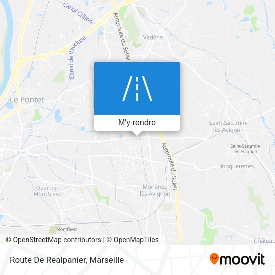 Route De Realpanier plan