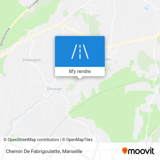 Chemin De Fabrigoulette plan