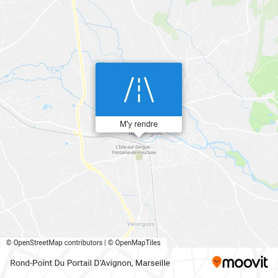 Rond-Point Du Portail D'Avignon plan