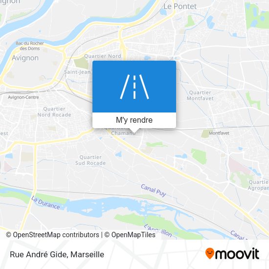 Rue André Gide plan