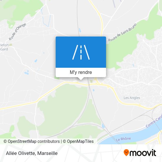 Allée Olivette plan