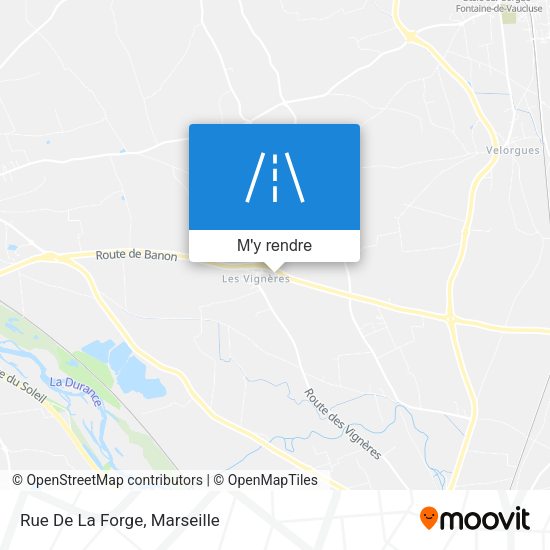 Rue De La Forge plan