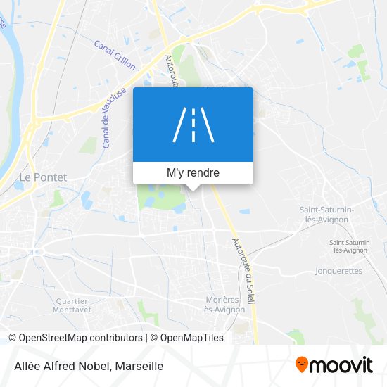 Allée Alfred Nobel plan