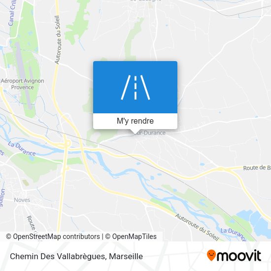 Chemin Des Vallabrègues plan