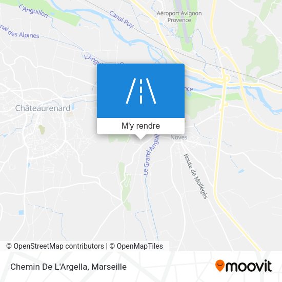 Chemin De L'Argella plan