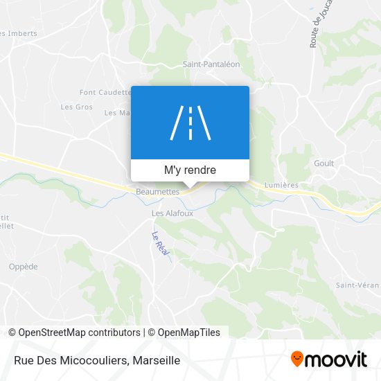 Rue Des Micocouliers plan