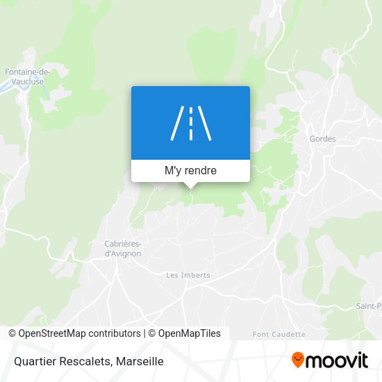 Quartier Rescalets plan