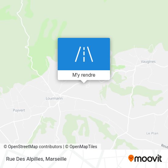 Rue Des Alpilles plan