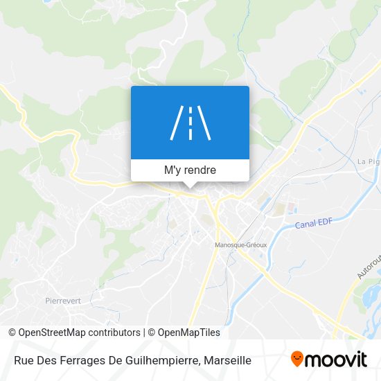 Rue Des Ferrages De Guilhempierre plan
