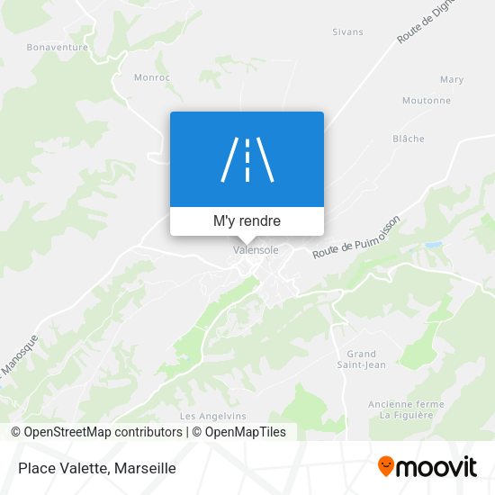 Place Valette plan