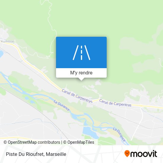 Piste Du Rioufret plan